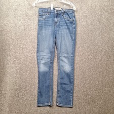Levi's 511 Slim Performance Jeans Size 27x27 Or 14 Reg Boys Straight Blue Denim