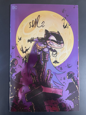 BATMAN OFF-WORLD #1 SKOTTIE YOUNG SIGNED VIRGIN FOIL LMTD 1000 DC Comics NM!
