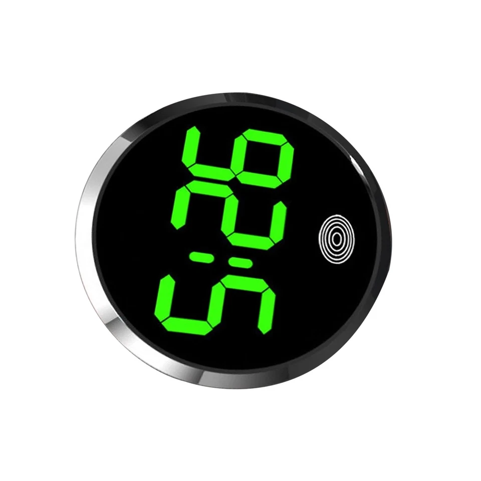 Nuevo reloj digital de tablero verde/rojo para tablero de coche mini vehículo electrónico Foto 4 de 4
