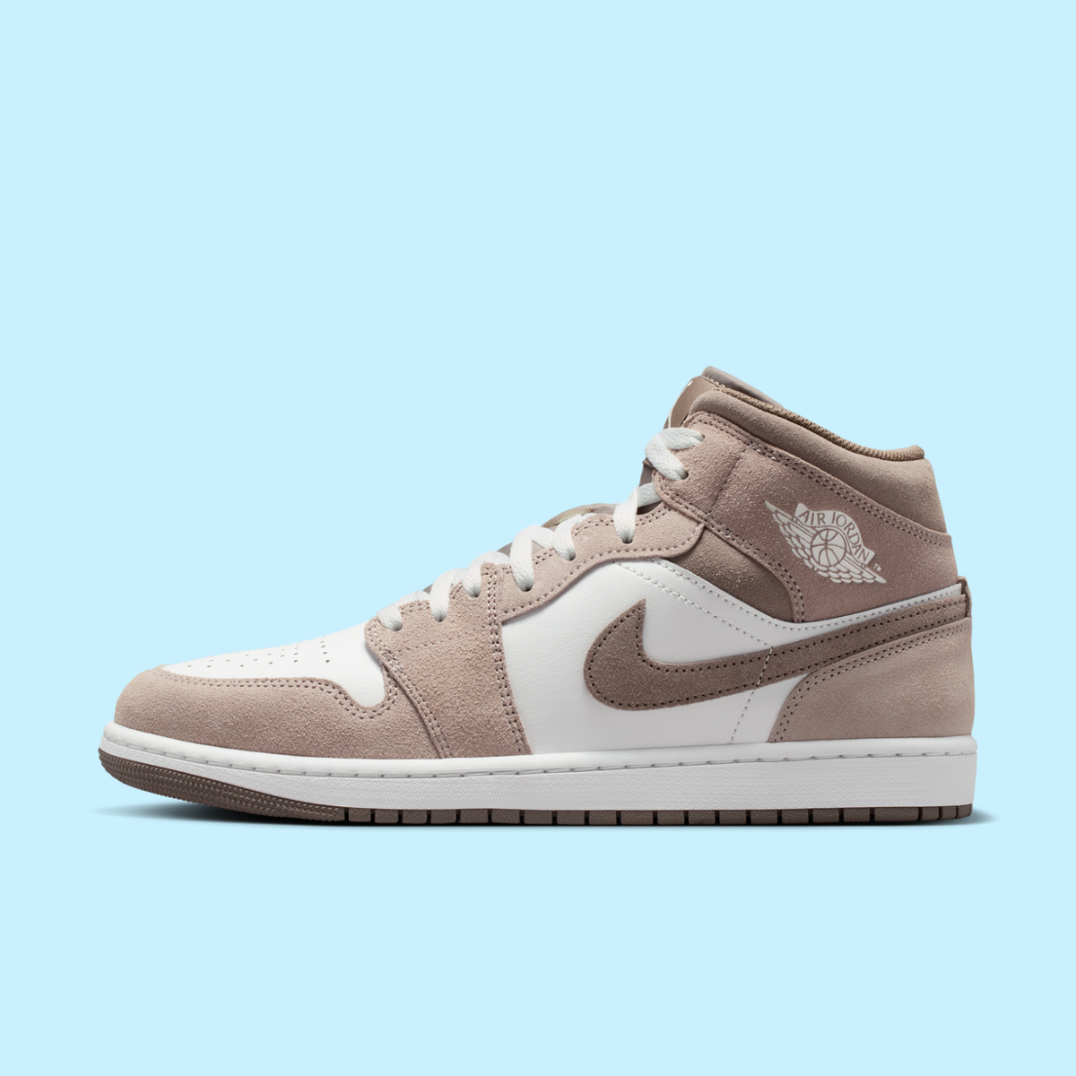 Nike Air Jordan 1 Mid 'Enigma Stone' Brown Grey DQ8426-003 Men's