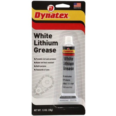 Dynatex White Lithium Grease 1 oz Tube Multi-Purpose (Single)