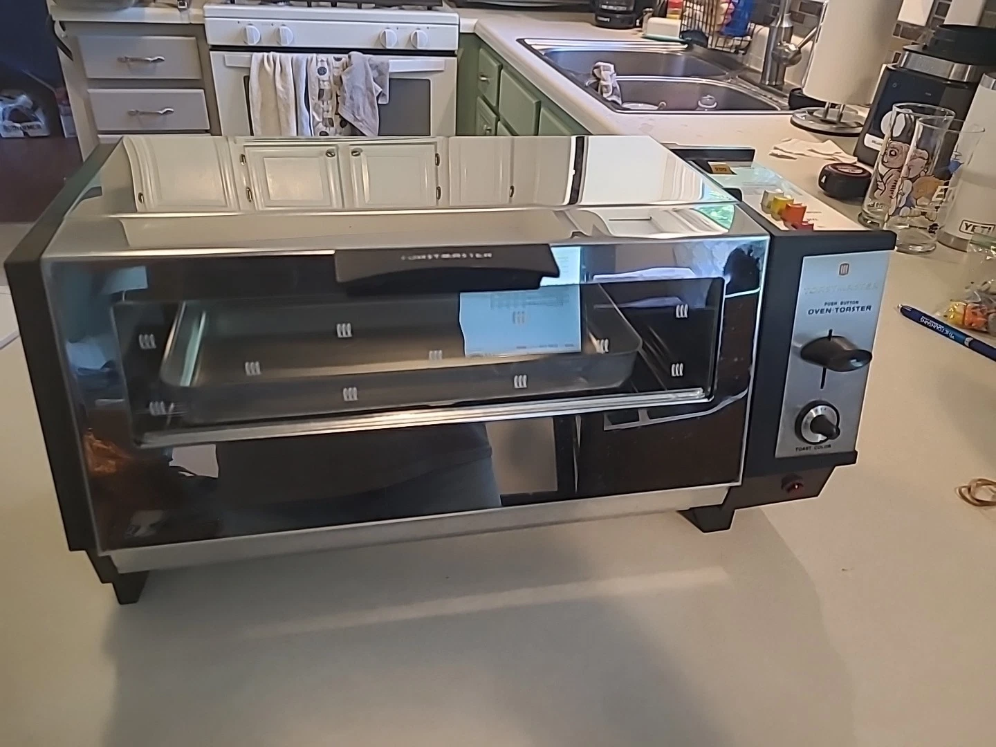 Vintage Toastmaster Delux Tabletop Oven Toaster Oven Model 311
Opens in a new window or tab