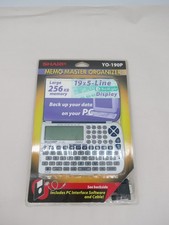 Vintage SHARP YO-190P MEMO MASTER ORGANIZER PDA ~ RARE