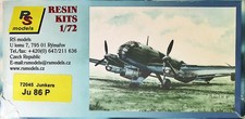 1:72 RS Models  Resin Conversion Kit Junkers ...
