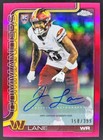 2025 Topps Chrome Jaylin Lane Magenta Refractor (RAW)