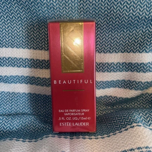 BRAND NEW! ESTEE LAUDER BEAUTIFUL PERFUME .5 FL. OZ NIB