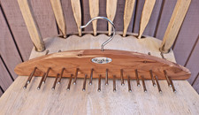 Woodlore Cedar Wood Tie Hanger Belt Rack Closet Organizer 42 Pegs Heavy Duty