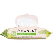 The Honest Company Hydrate and Cleanse Naturally Scented Wipes, Cleansing Mul...