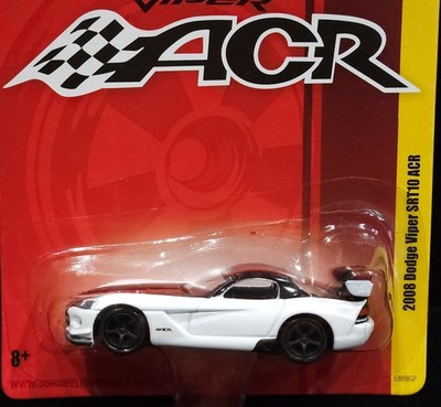 Johnny Lightning 08 2008 Dodge Viper SRT10 ACR Forever 64 Release 1 Car White