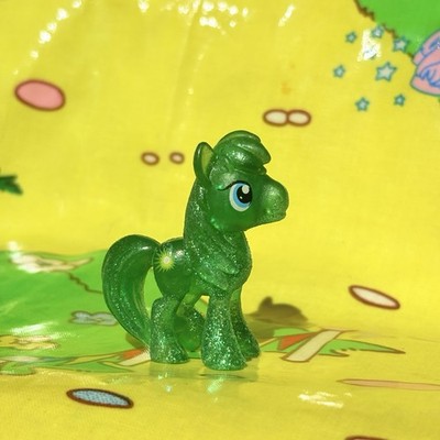 My Little Pony G4 Emerald Ray 3D Glitter Blind Bag Mini Figur