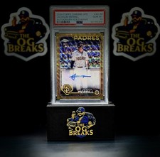 2024 Topps Chrome Update Jackson Merrill Auto RC Gold Wave Refractor #/50 PSA 10