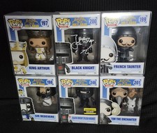 Autograph Funko Pop! Monty Python and the Holy Grail Movie COMPLETE Set