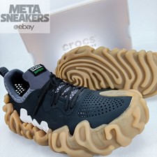 Crocs Juniper Boba US 13 Men's Black Gum White Streetwear Pollex 208694 2HL NIB