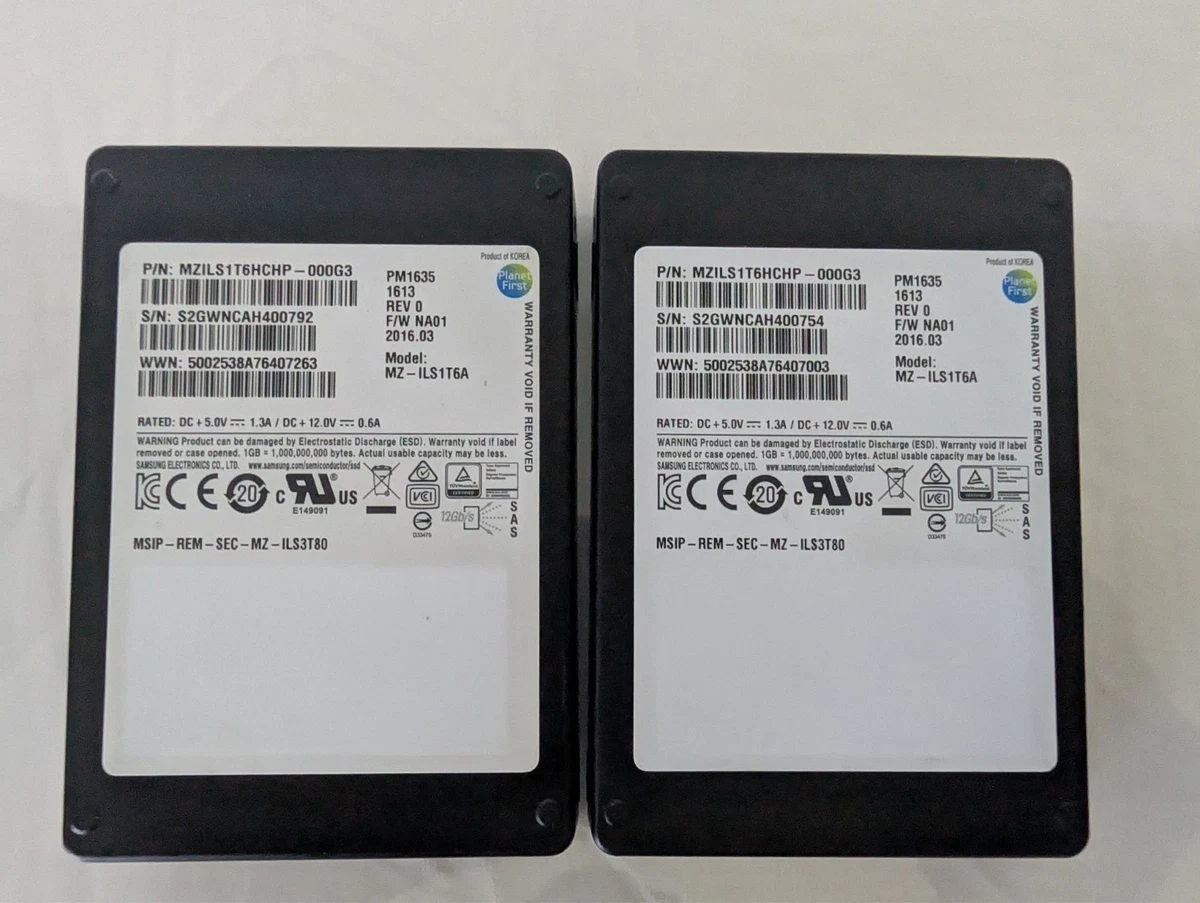 Samsung Solid State Drives 1.6 TB for sale | eBay