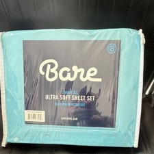 Bare Twin XL Sheet Set Ultra Soft 1800 Premium Microfiber Blue