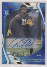 2021 Absolute Rookies Spectrum Blue Signatures 4/50 Larry Rountree III Auto 0g9j