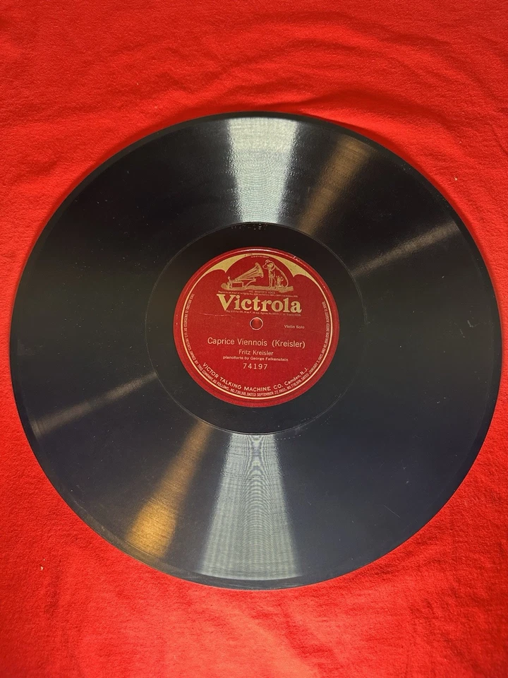 Fritz Kreisler - Caprice Viennois - Victrola Single Side 12 inch Foto 2 de 4