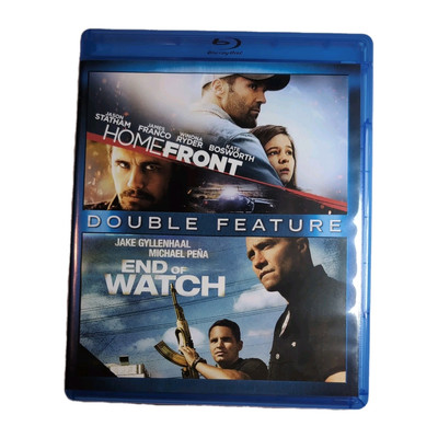 Homefront/End of Watch (Blu-Ray, 2017 2-Disc Set) Double Feature- James Franco