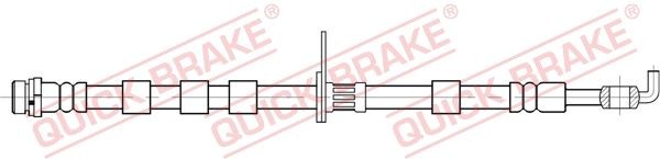 Quick Brake Bremsschlauch 58.896 FüR Ford-image