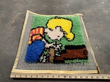 Peanuts Linus Completed Latch Hook