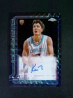 2025-26 Topps Chrome Kon Knueppel RC Rookie Auto Refractor Black Geometric /10