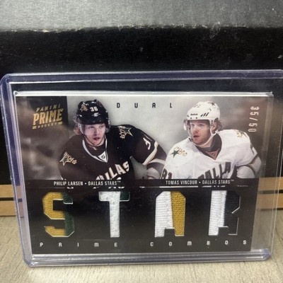 2011-12 Panini Prime -  Dual Materials Philip Larsen, Tomas Vincour #7 Prime /50