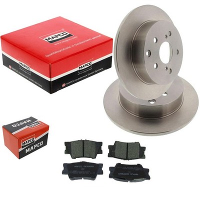 MAPCO BREMSSCHEIBEN 281mm + BELÄGE HINTEN passend für TOYOTA RAV4 3 4 A3 A4