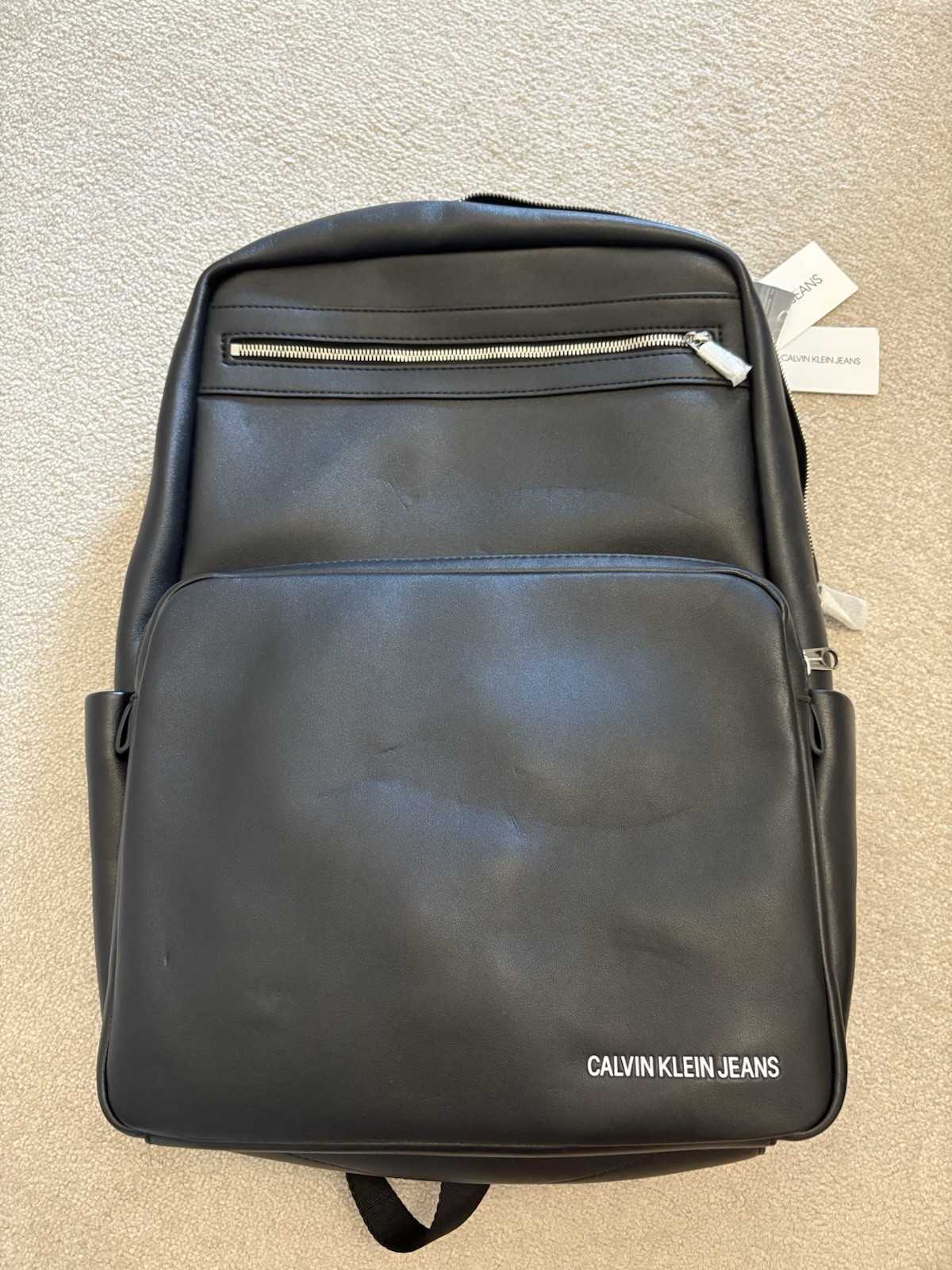 Mochila negra Calvin Klein Jeans (portátil/trabajo/bolso de viaje)