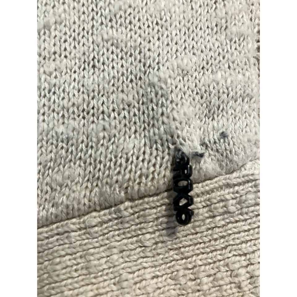 ROXY Knit Duster Cardigan MISSING BUTTON Size Large L Vintage Y2K BEACH CROCHET - Image 4 of 4