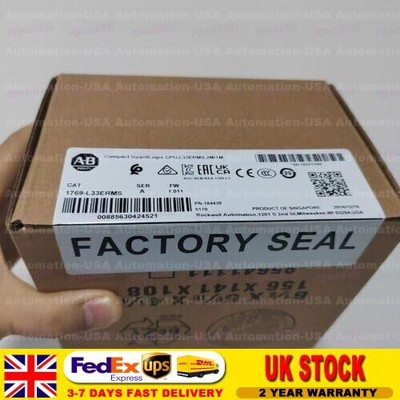 New Factory Sealed AB 1769-L33ERMS SER A Compact GuardLogix CPU 5370 Controller