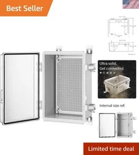 Heavy-Duty Weatherproof Junction Box with Lockable Design for Safe Installations