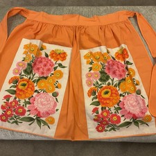 Vintage Retro St Michael M&S Fabulously Floral Apron Pinny