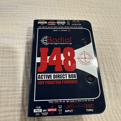 Radial Engineering J48 Active 48V Phantom Powered Direct Box