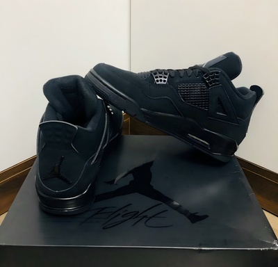 Size 8 - Jordan 4 Retro Mid Black Cat for sale online | eBay