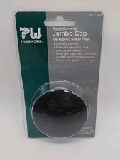 Plumb Works Oil-Rubbed Bronze Jumbo Pop-Up Bathroom Sink Drain Stopper Cover