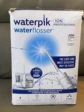 Waterpik ION Professional Cordless Rechargeable Water Flosser White USB WF12. 2