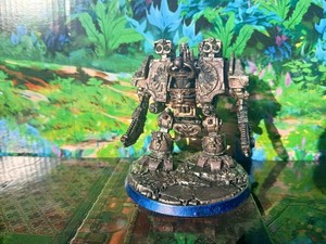Painted OOP SCI-FI RPG Chaos 40k Combat dreadnought Robot Fan Sculpt priceless