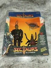 Action figure vintage 1984 Coleco SECTAURS Warriors of Symbion SKITO e TOXCID