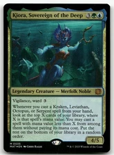 Kiora, Sovereign of the Deep #35 (Foil) (NM) March of the Machine MAT Magic MTG