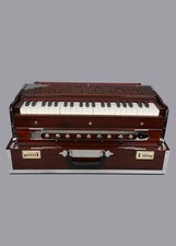 Protable Box Harmonium 2 Line 3.5 Octave Musical Instruments