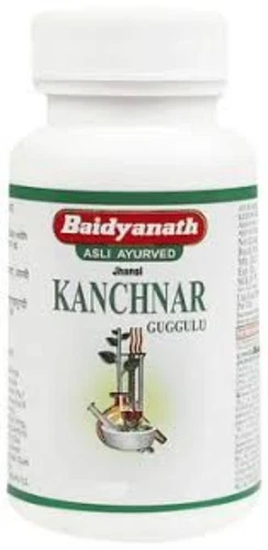 Baidyanath Kanchnar Guggulu | Kanchanar | Herbal Remedy 80 Tablets - Bild 1 von 2