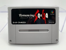 ROMANCING SAGA Super Famicom With Box & Manual GREAT CONDITION US Seller SFC1096
