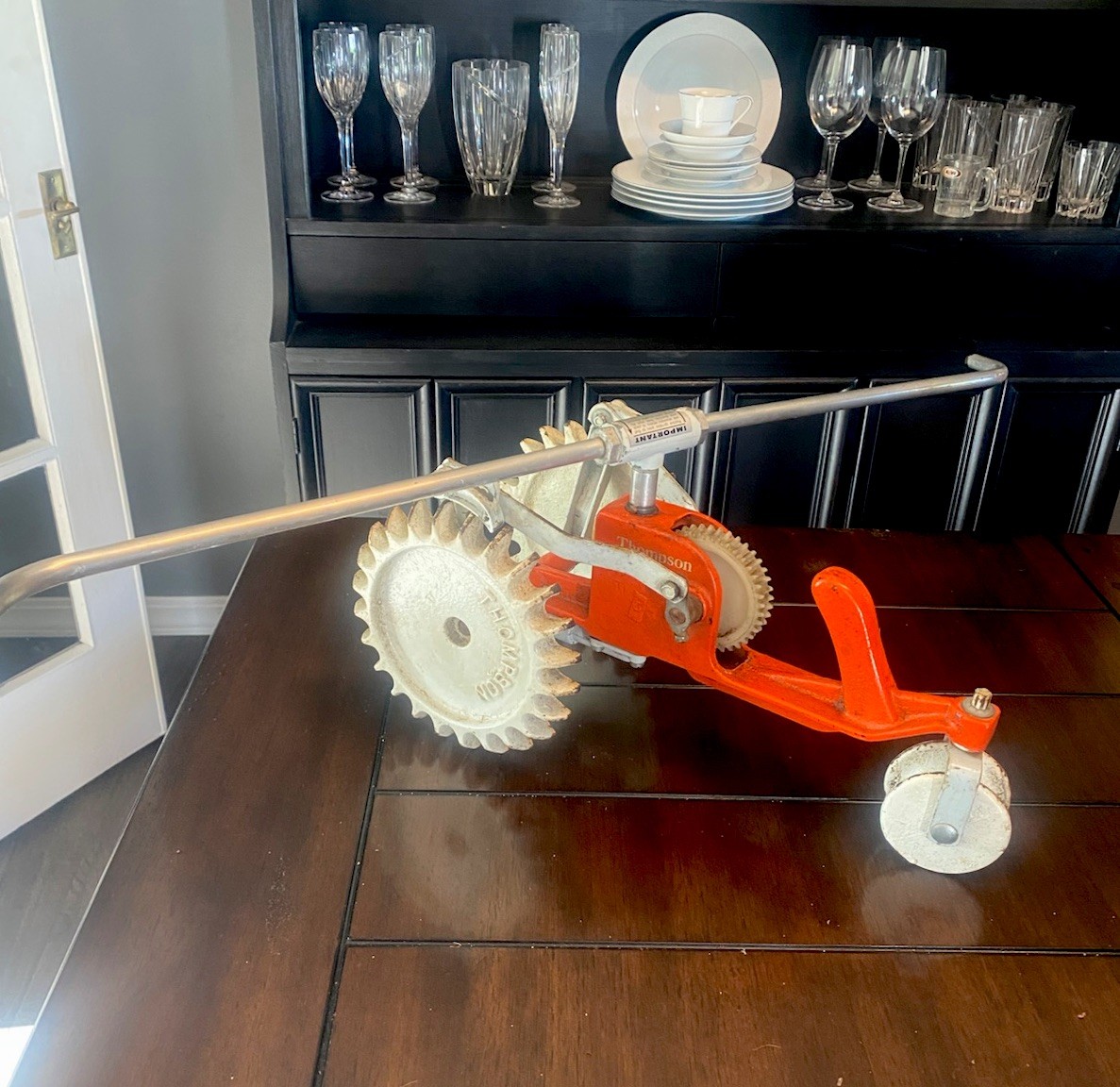 Vintage Thompson Traveling Walking Tractor Lawn Sprinkler /Working
