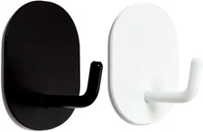 Magnetic Hooks,Suitable for Kitchen, Refrigerator, Wardrobe and Black&White 