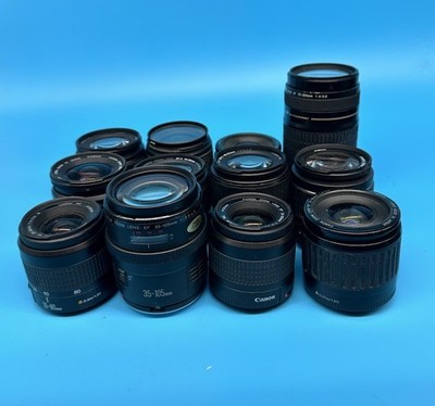 Restposten 12 Canon EF/ EF-S Mount Autofokus Objektive - Pilz/ Dunst