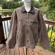 Vintage Carhartt Detroit Blanket J97 CHT Jacket Chestnut Brown Men s Size XL