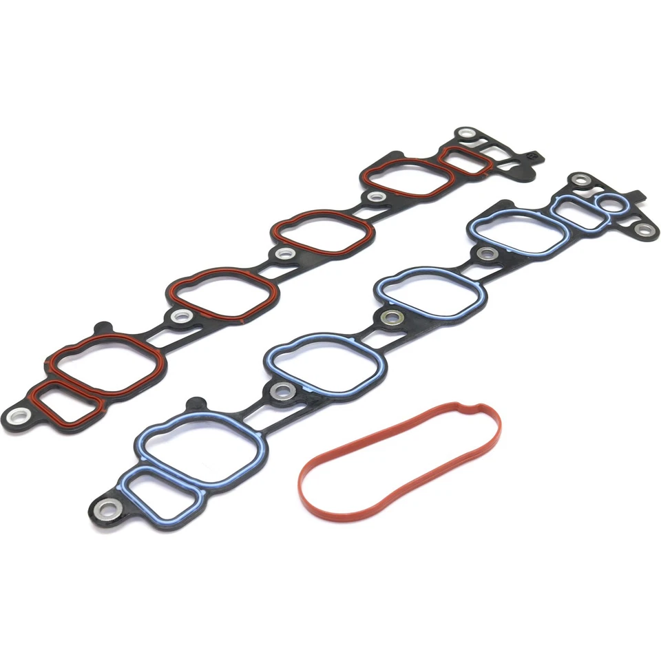 New Set Intake Manifold Gaskets E150 Van E250 E350 F150 Truck F250 F350 E450 - Image 3 of 4