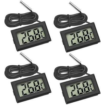Digital LCD Thermometer Set mit Externem Sensor für Kühlschrank Aquarium