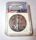 1 - WORLD TRADE CENTER "RECOVERY SILVER" 2001 SILVER EAGLE DOLLAR