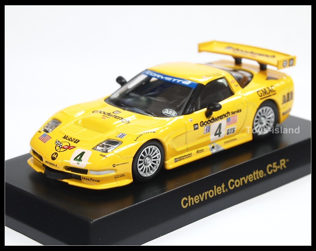 KYOSHO Auto Scale COLLECTION C5-R 2台SET AutoScale 2003 Chevrolet Corvette C5-R No.50 MZP25L3 - KYOSHO RC
